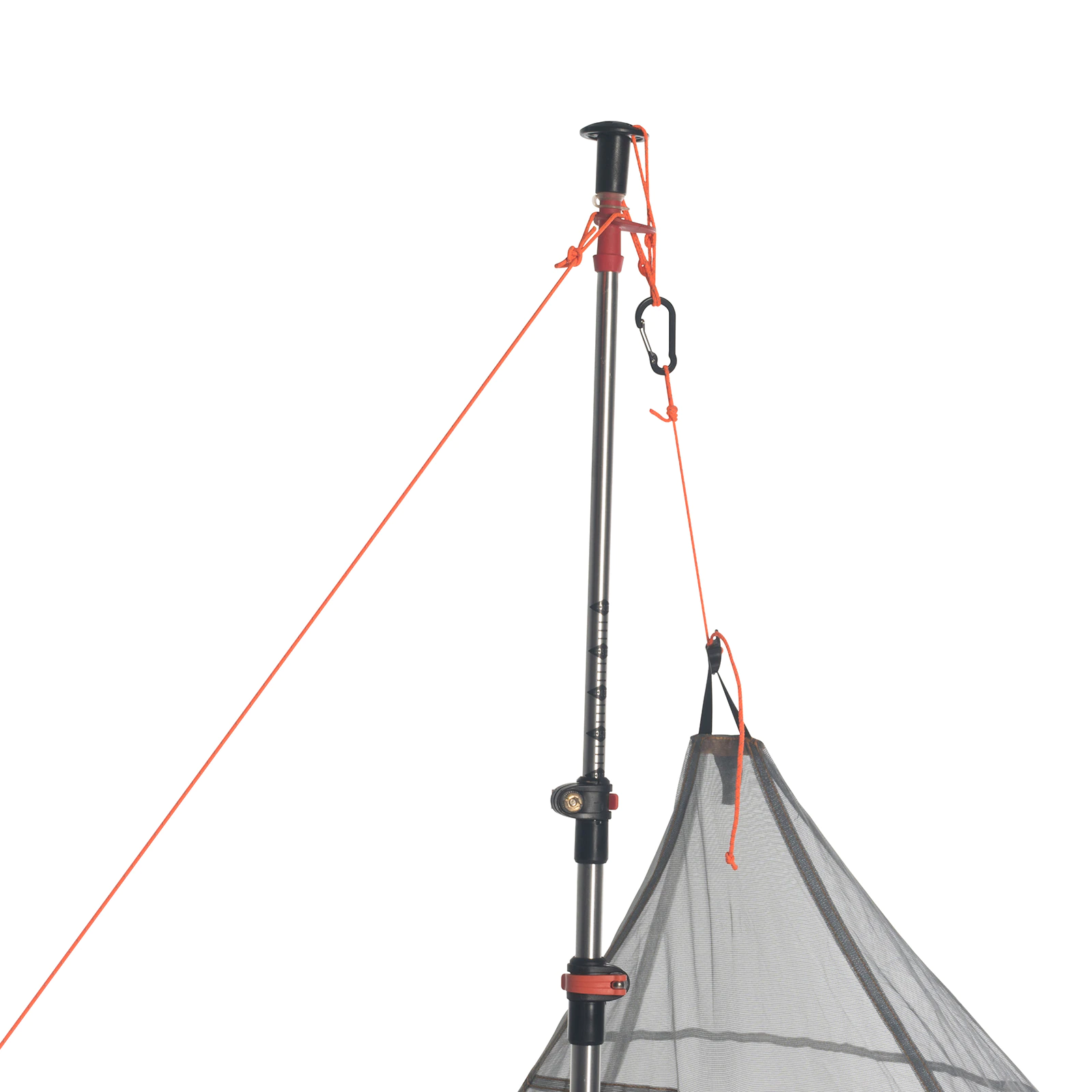 Cheap Goat Tents Ultralight Camping Tent 3 4 Person Outdoor 40D Nylon Silicone Coated Rodless Pyramid Large Tent Breathable 3 4 Season Inner Tent Tents 